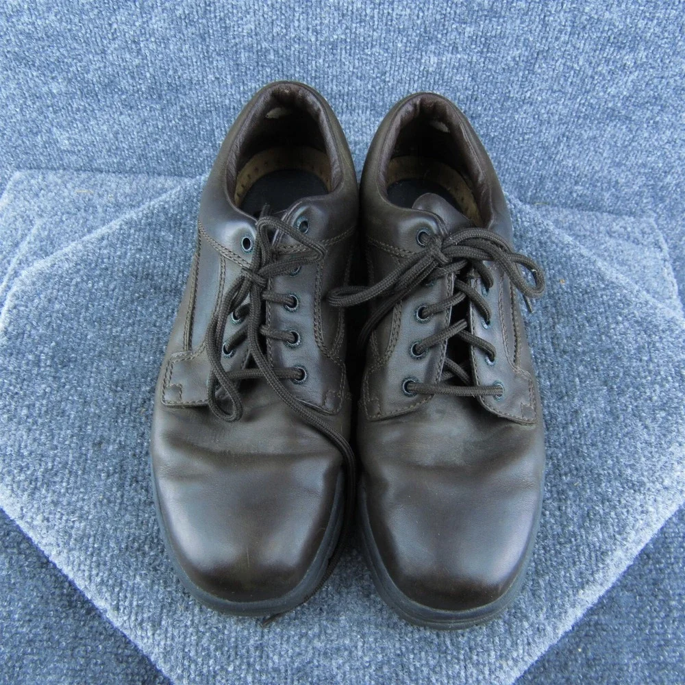 Rockport World Tour MW801 Men Walking Shoe Size 11‎ Casual Comfort Brown Leather